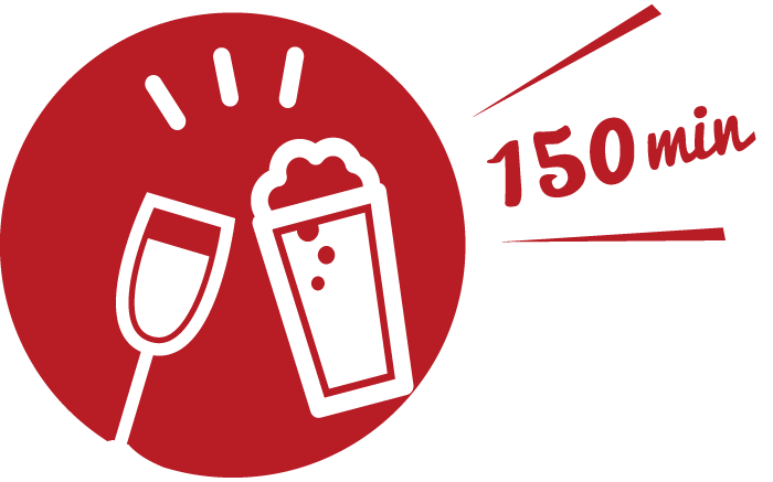 飲み放題150分